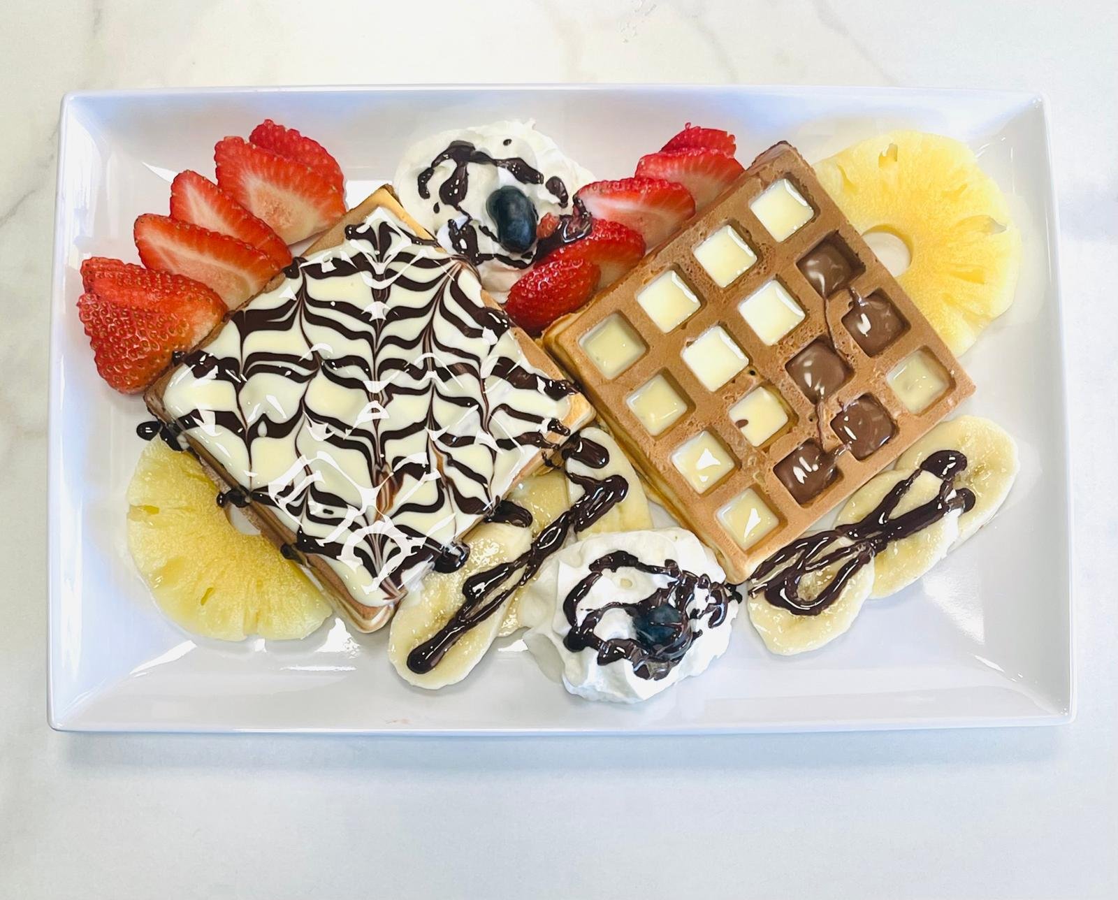 White Chocolate Waffle