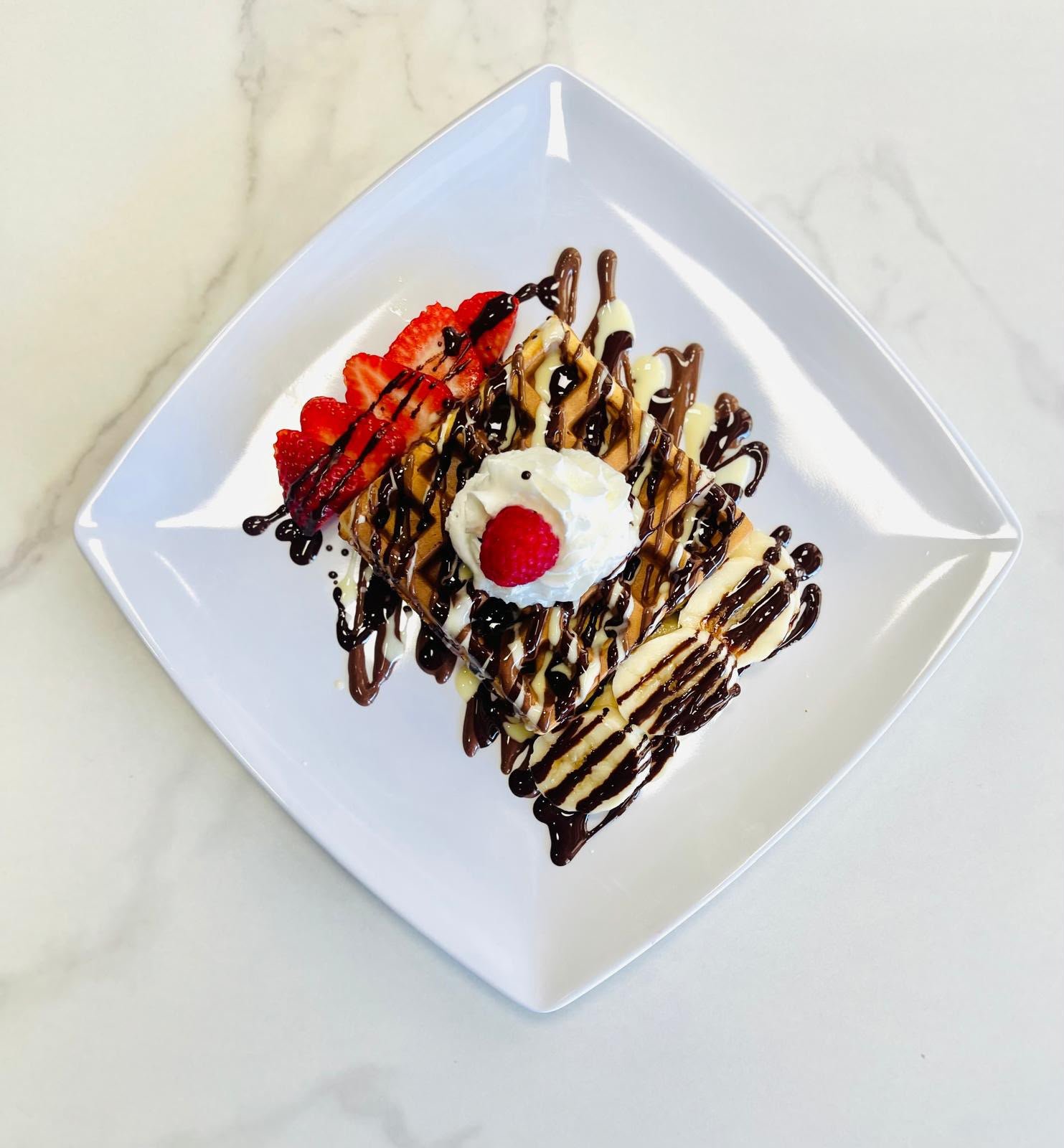 Fruits & Nutella Waffle